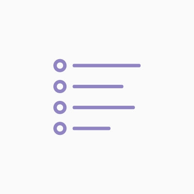 Lilac dots and lines on a light gray background.