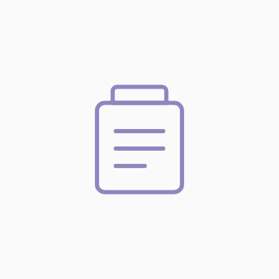 A simple lilac supplement jar on a gray background.